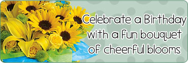 Birthday flowers from Flower Power in Davenport