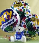 Birthday Bear and Balloons