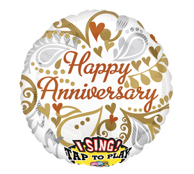 Happy Anniversary Singing Balloon