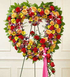 Always Remember Heart - Bright Flower Power, Florist Davenport FL
