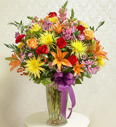 Beautiful Blessings Vase - Bright Flower Power, Florist Davenport FL
