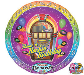 Have a Rockin' Birthday Singing Balloon 
