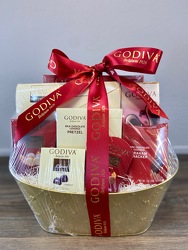 Godiva Grand Chocolate Basket Flower Power, Florist Davenport FL