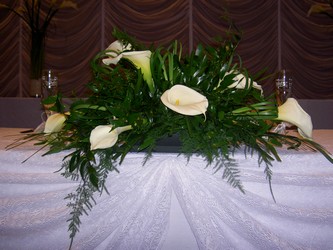 Large Calla Centerpiece Flower Power, Florist Davenport FL