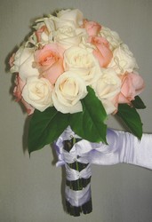 24 Rose and Stephanotis Bouquet Flower Power, Florist Davenport FL