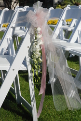 Blushing Chair Ends Flower Power, Florist Davenport FL