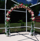 Decorated Wedding Arch