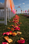 All bright aisle decor