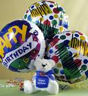 Bear & Balloon Bouquet to say Happy Birthday 
