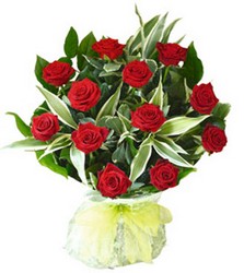 12 Rose Hand-tied Bouquet