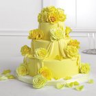 Lemon Cake Flowers