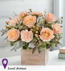 Perfectly Peach Bouquet Davenport Florist - Same Day Flower Delivery - Flower Power 