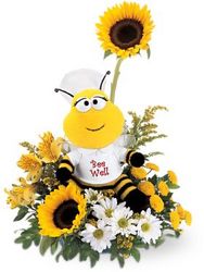 Bee Well Bouquet Davenport Florist - Same Day Flower Delivery - Flower Power 