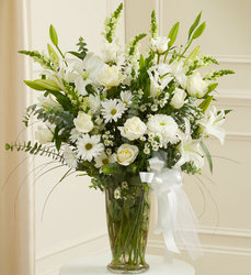 Beautiful Blessings Vase - White Flower Power, Florist Davenport FL