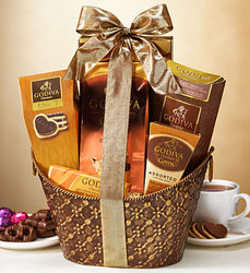 Godiva Decadence Basket Davenport Florist - Same Day Flower Delivery - Flower Power 