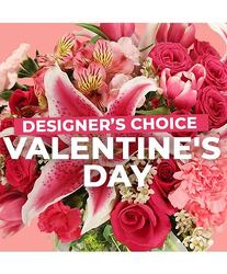 Designers Choice Valentine's Day Arrangement Flower Power, Florist Davenport FL