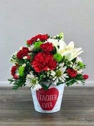 Best Teacher Ever Davenport Florist - Same Day Flower Delivery - Flower Power 