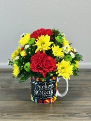 Teachers Plant The Seeds Davenport Florist - Same Day Flower Delivery - Flower Power 