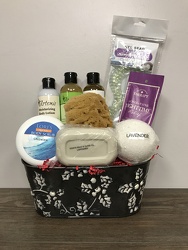 Luxury Holiday Lavender Spa Basket Davenport Florist - Same Day Flower Delivery - Flower Power 