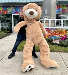 Big Dom the 8ft Bear Davenport Florist - Same Day Flower Delivery - Flower Power 