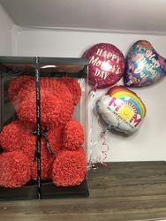 Mother's Day Yogi Red Davenport Florist - Same Day Flower Delivery - Flower Power 