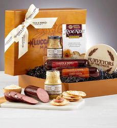 Lucca and Sons Meat and Cheese Box Davenport Florist - Same Day Flower Delivery - Flower Power 