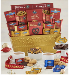 Supreme Classic Ghirardelli Gift Baske Davenport Florist - Same Day Flower Delivery - Flower Power 