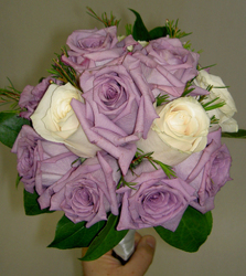 Lavender and White Roses Flower Power, Florist Davenport FL