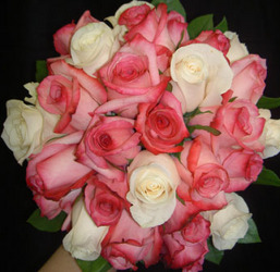 White and Pink Roses Flower Power, Florist Davenport FL