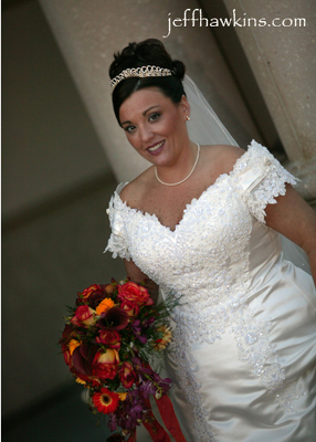flower power wedding dress