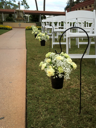 Aisle of carnations Flower Power, Florist Davenport FL