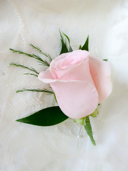 Pastel Pink and White Bouttoniere Flower Power, Florist Davenport FL