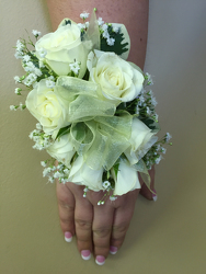 Rose Corsage Wristlet  Flower Power, Florist Davenport FL