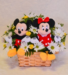 Mickey and Minnie in love Flower Power, Florist Davenport FL