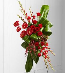 Sweet Thought Standing Spray Davenport Florist - Same Day Flower Delivery - Flower Power 