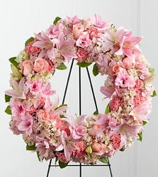Loving Remembrance Wreath Davenport Florist - Same Day Flower Delivery - Flower Power 