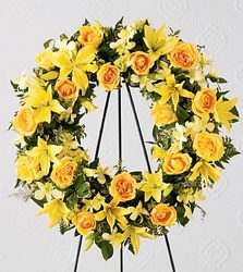 Ring of Friendship Wreath Davenport Florist - Same Day Flower Delivery - Flower Power 