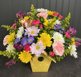 Mom's Birdhouse  Davenport Florist - Same Day Flower Delivery - Flower Power 