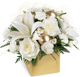 Xmas Holiday Elegance Bouquet Davenport Florist - Same Day Flower Delivery - Flower Power 