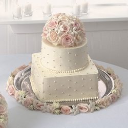 Rose and Stephanotis cake decor Flower Power, Florist Davenport FL