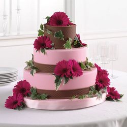 Hot Pink Cake Flowers Flower Power, Florist Davenport FL