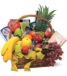 Gourmet Fruit Basket Davenport Florist - Same Day Flower Delivery - Flower Power 