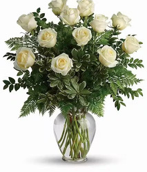 White Dozen Davenport Florist - Same Day Flower Delivery - Flower Power 